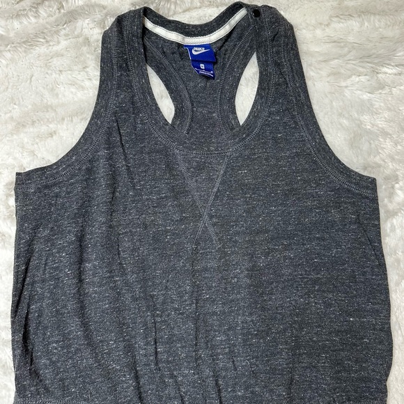 Nike Gym Vintage Racerback Romper in Heathered Grey Women’s Sz M - Picture 4 of 12